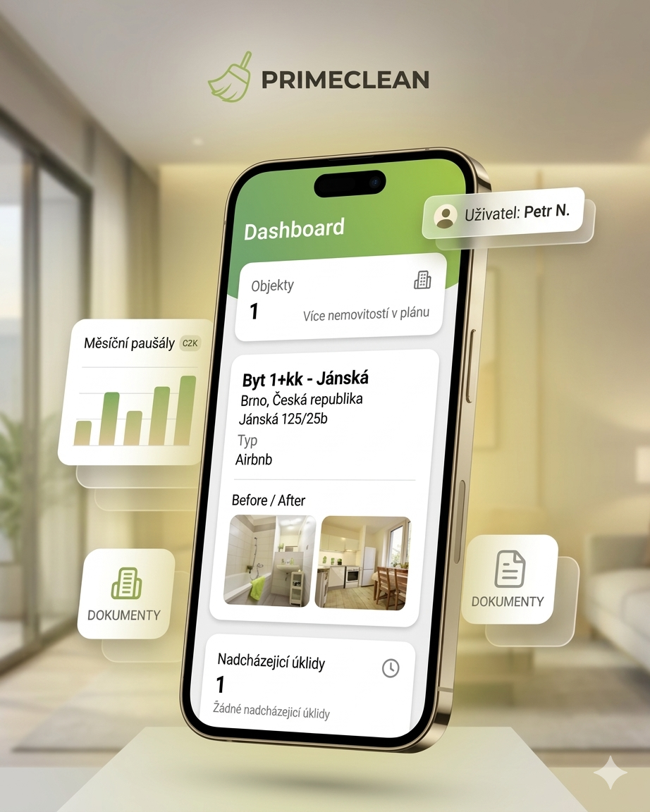 Ukázka aplikace PrimeClean